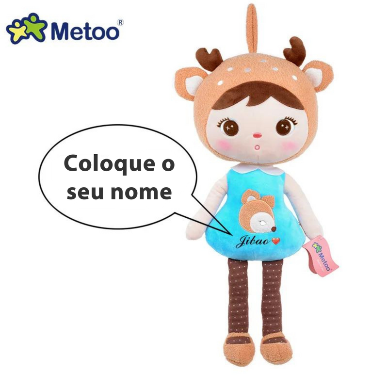 Boneca Metoo Jimbao Cervo 45cm Personalizada