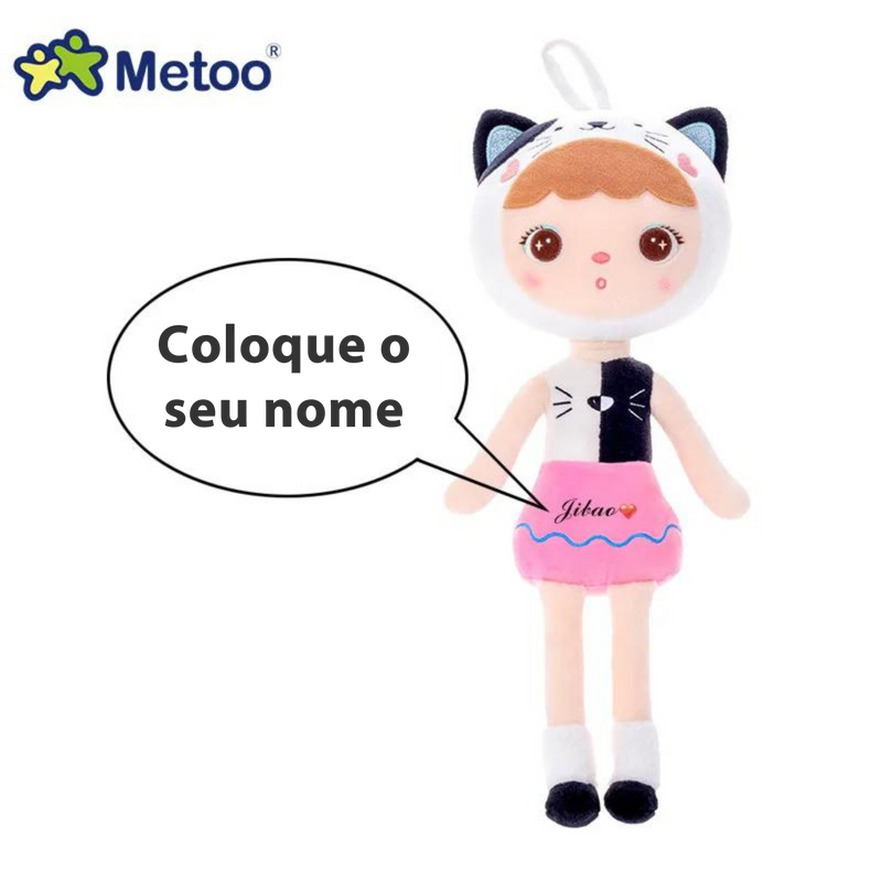 Boneca Metoo Jimbao Elfa Gatinha 45cm Personalizada