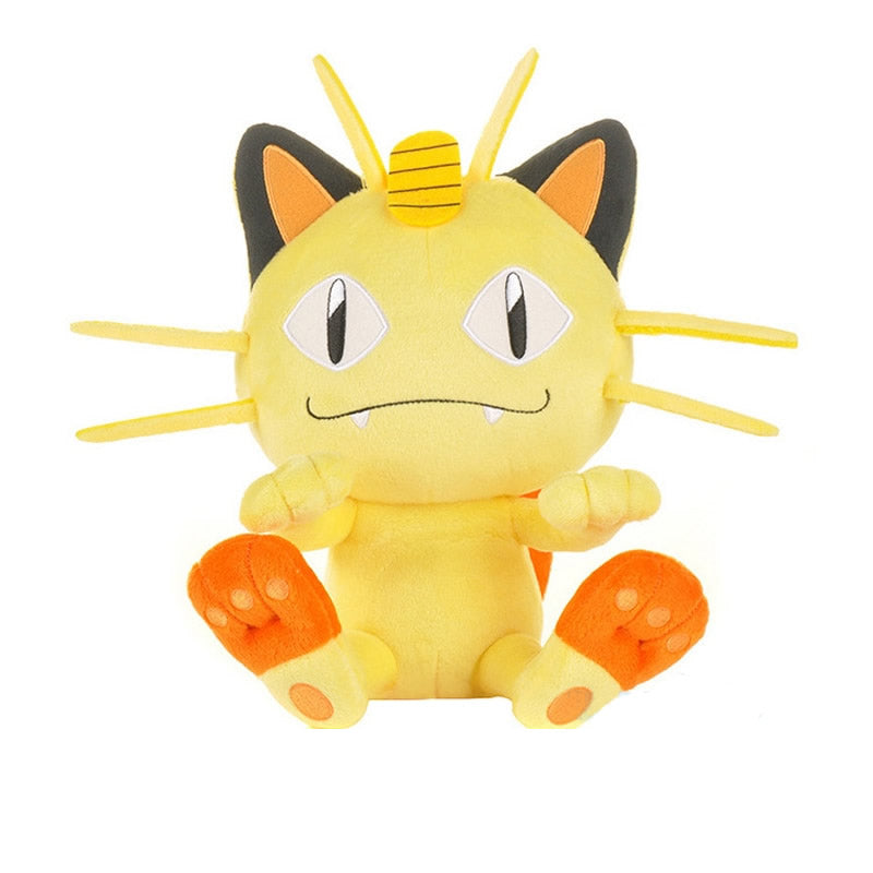 Boneco de pelúcia Meowth Pokémon 25cm