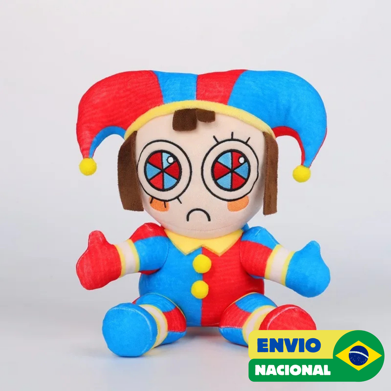 Pomni de pelúcia O incrível Circo Digital 30cm - Pronta Entrega