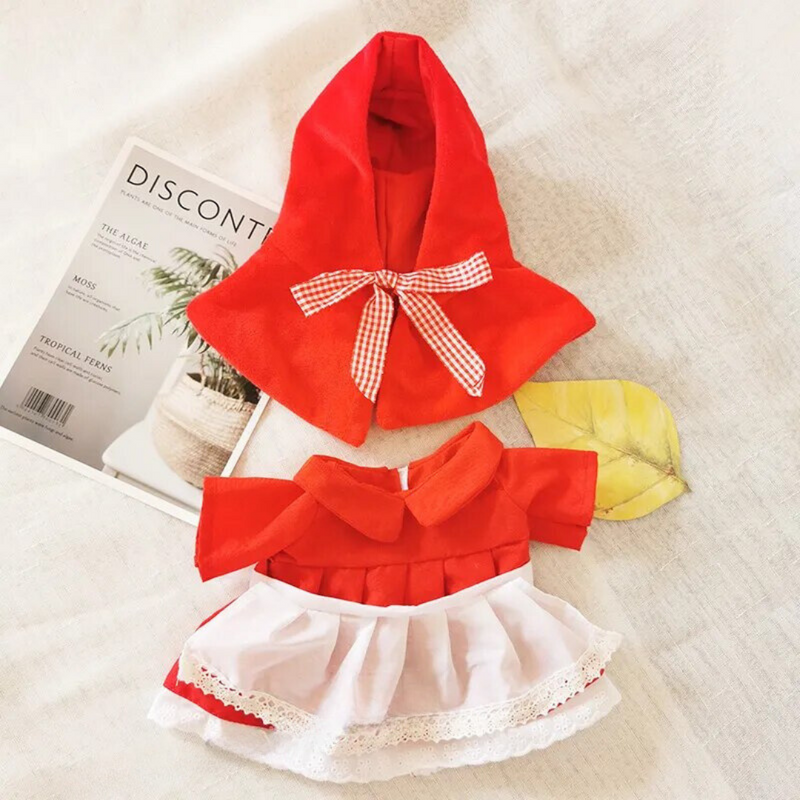 Roupa para Paper Duck Lalafanfan chapeuzinho vermelho