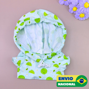 Roupa para Paper Duck Lalafanfan moletom limão - Pronta entrega