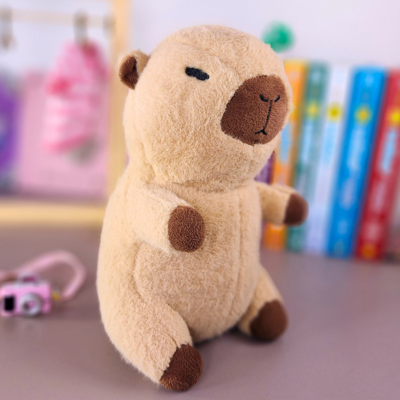 Capivara Lalafanfan de pelúcia 23cm