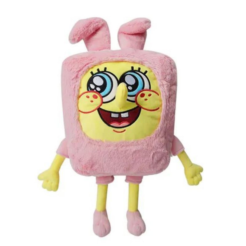 Bob Esponja calça quadrada coelho de pelúcia