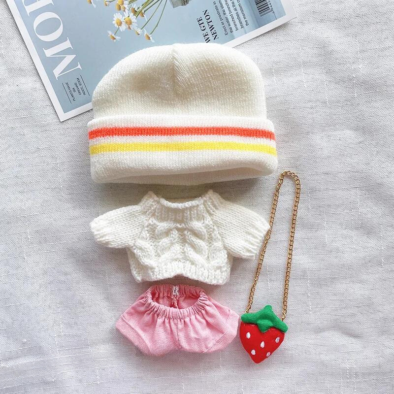 Conjunto Inverno morango para LalaStar 20cm