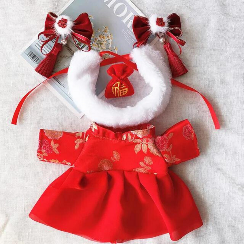 Roupa para Paper Duck Lalafanfan vestido Chun-Li