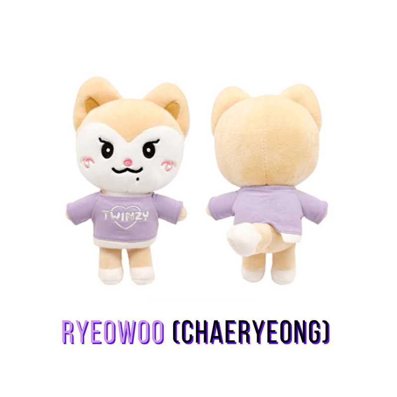 RyeoWoo TWINZY Chaeryeong ITZY de pelúcia - Born to be