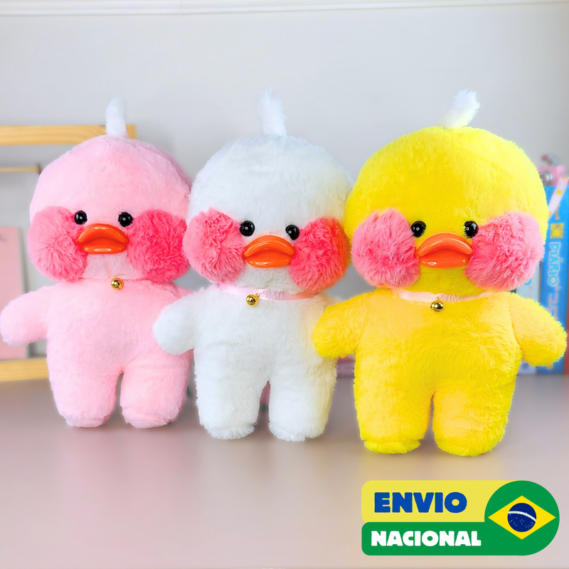 Paper duck Pato Lalafanfan de pelucia 30cm - Pronta Entrega