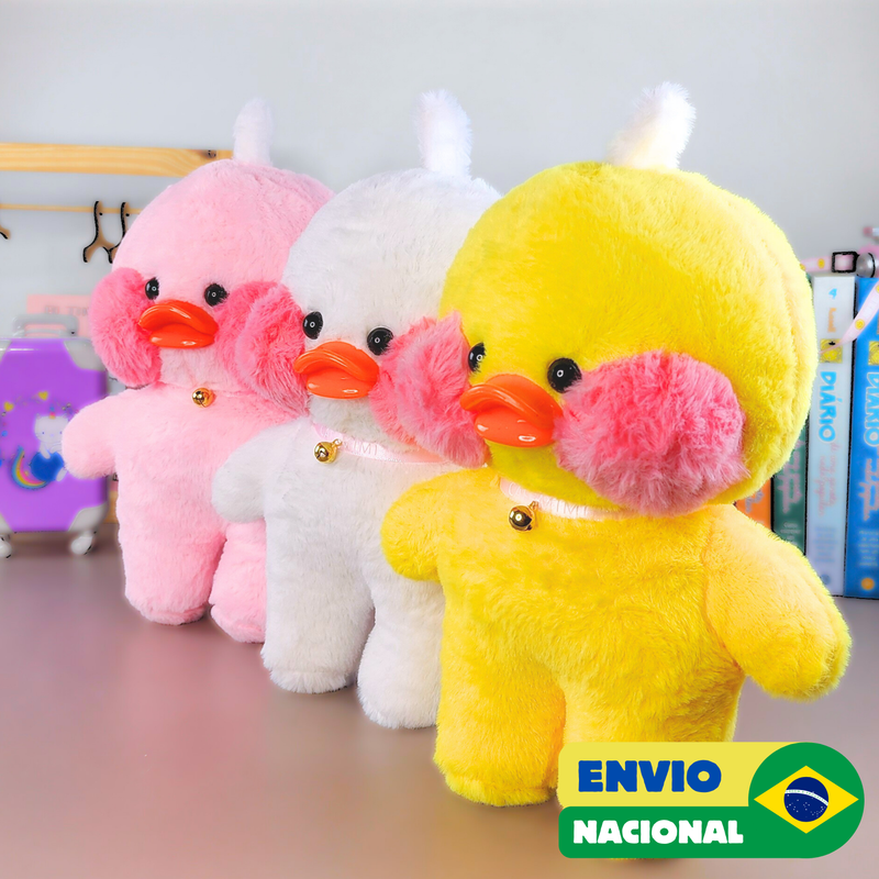 Paper duck Pato Lalafanfan de pelucia 30cm - Pronta Entrega