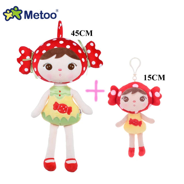 Kit Boneca Metoo Jimbao Candy vermelha + Mini Metoo