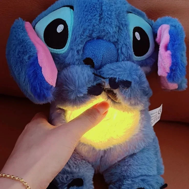 Stitch de pelúcia que respira