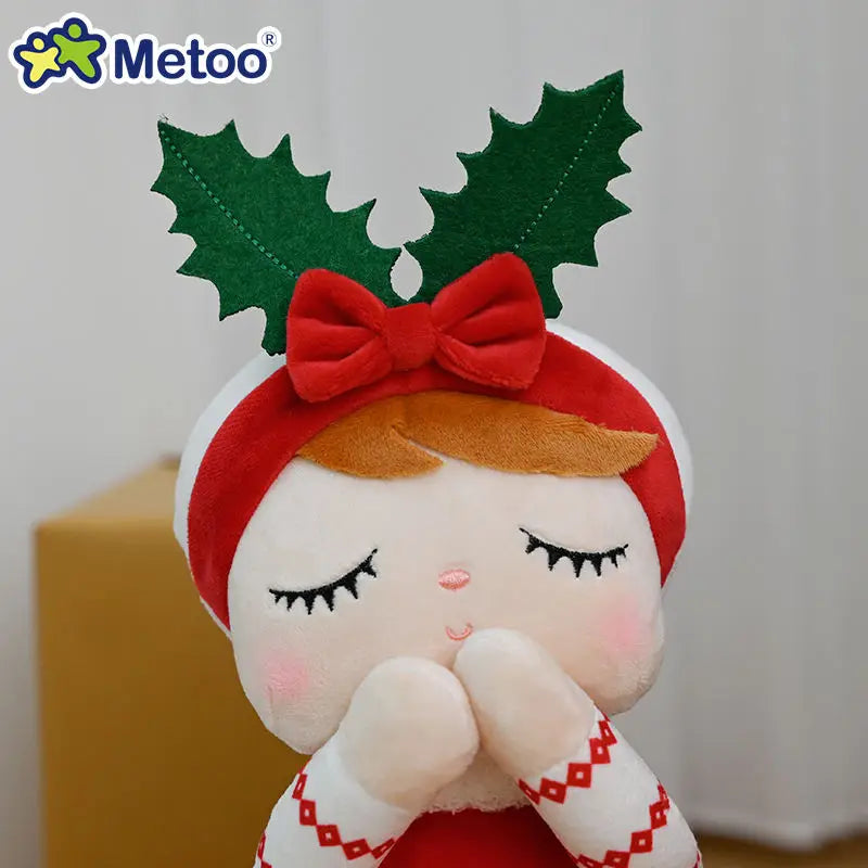 Boneca Metoo Angela Natal Vestido de Natal