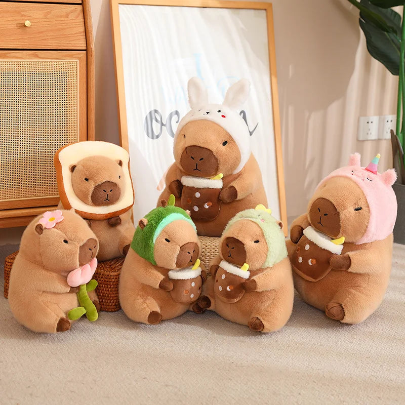 Capivara pão de pelúcia 25cm