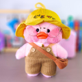 Paper Duck de pelúcia Lalafanfan Rosa com roupas e acessórios