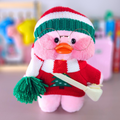 Paper Duck de pelúcia Lalafanfan Rosa com roupas e acessórios