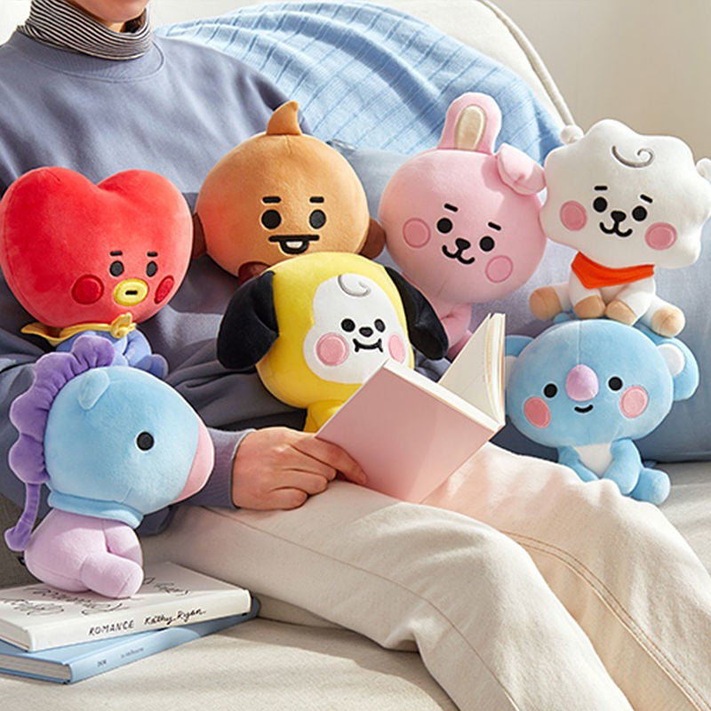 BT21 BTS Coleção K-pop 7 pelúcias 22cm