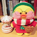 Pato de pelúcia Lalafanfan Paper Duck especial de Natal