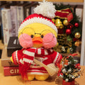 Pato de pelúcia Lalafanfan Paper Duck especial de Natal