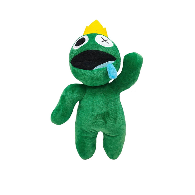 Green boneco de pelúcia Rainbow friends Roblox
