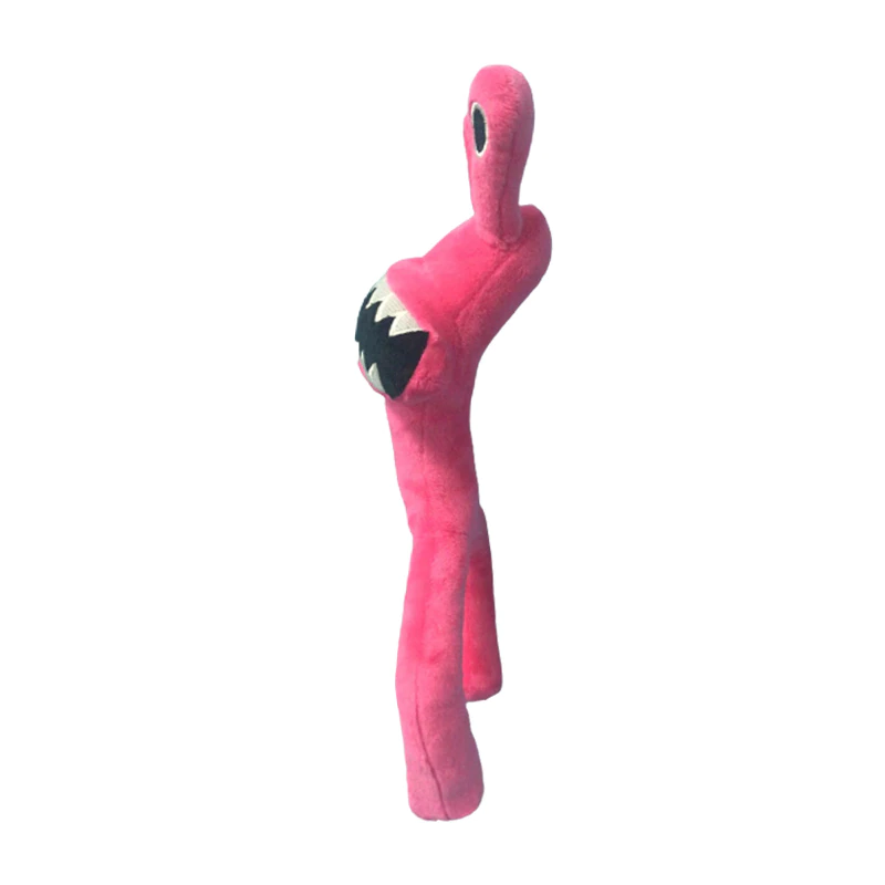 Pink boneco de pelúcia Rainbow friends Roblox